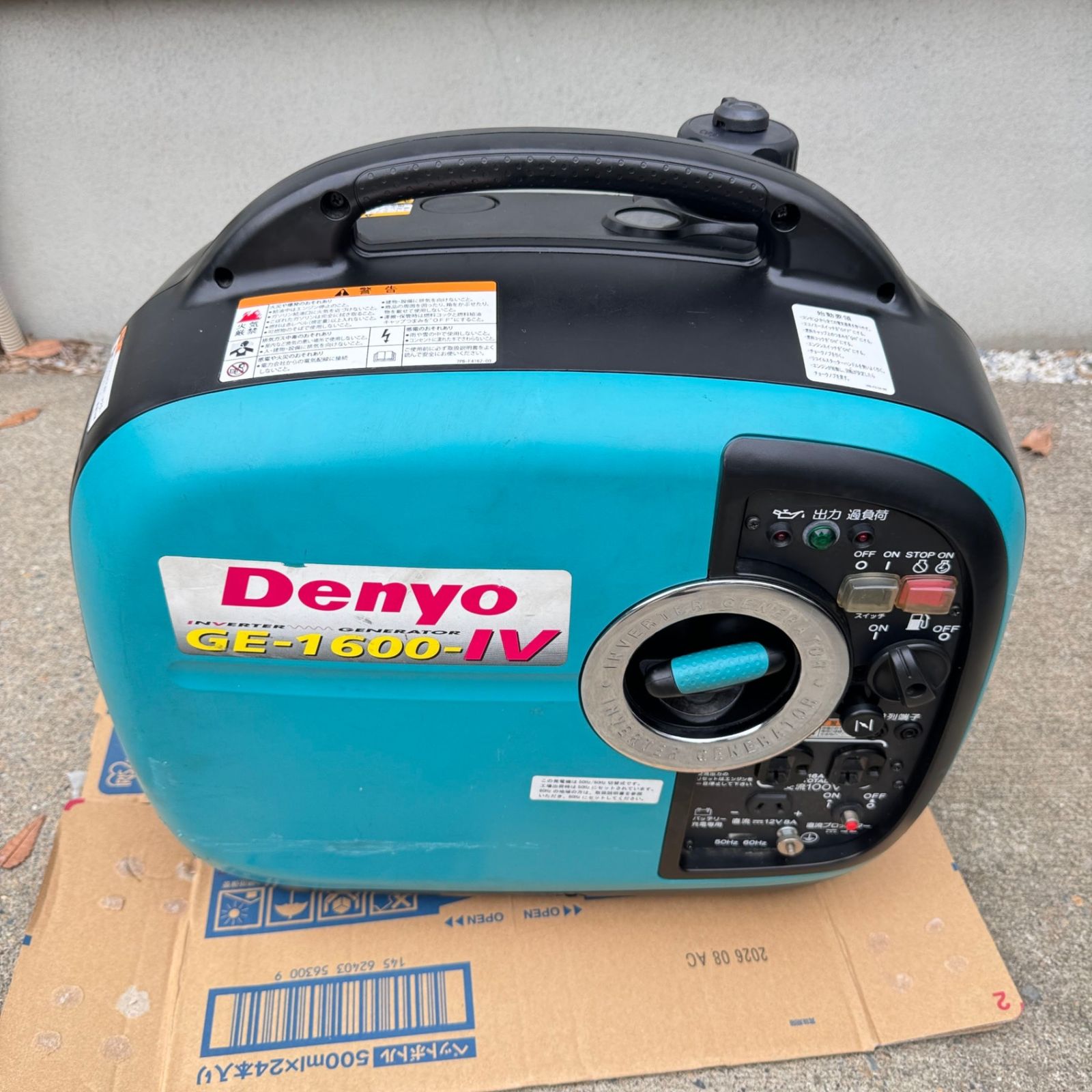 ☆動作確認済み Denyo デンヨー 1.6kVA インバーター発電機 GE-1600SS-IV ガソリンエンジン☆ - メルカリ