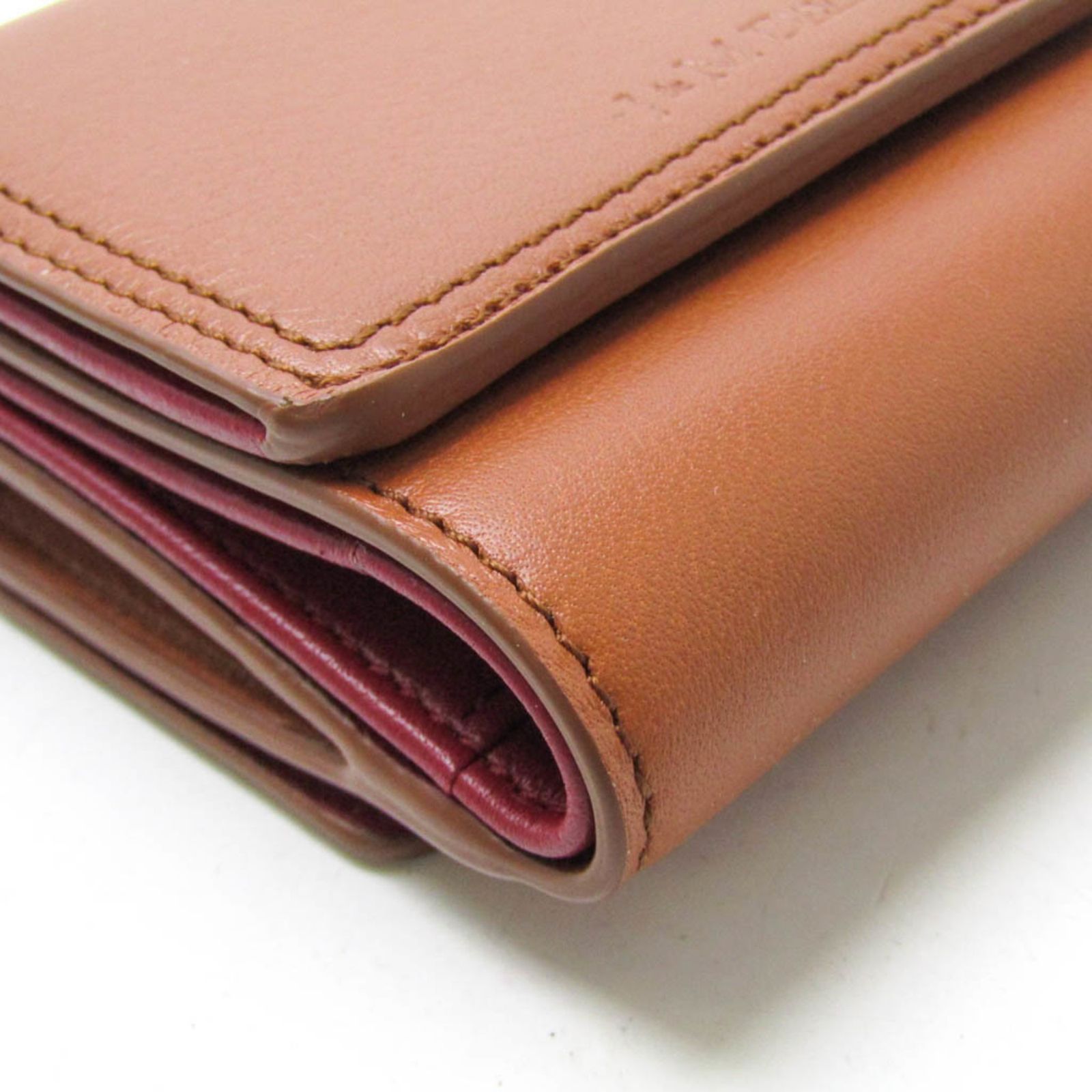 ジェイアンドエムデヴィッドソン(J&M Davidson) FOLDING WALLET 10232N レディース レザー 財布（三つ折り） ブラウン,キャメル