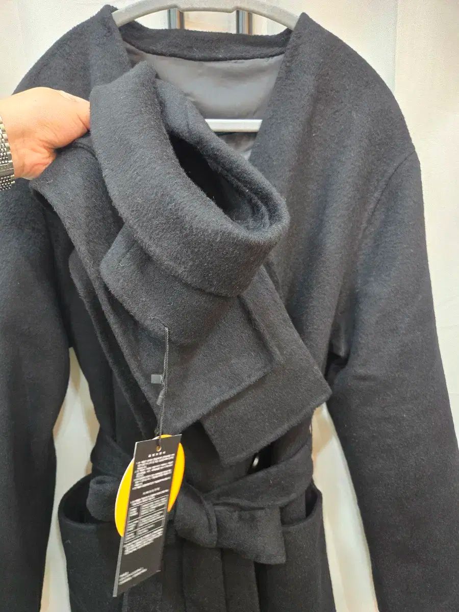 黒 ベルト ロング コート マリア クルッキ 首輪アタッチメント 77 GULLKHAN_COM