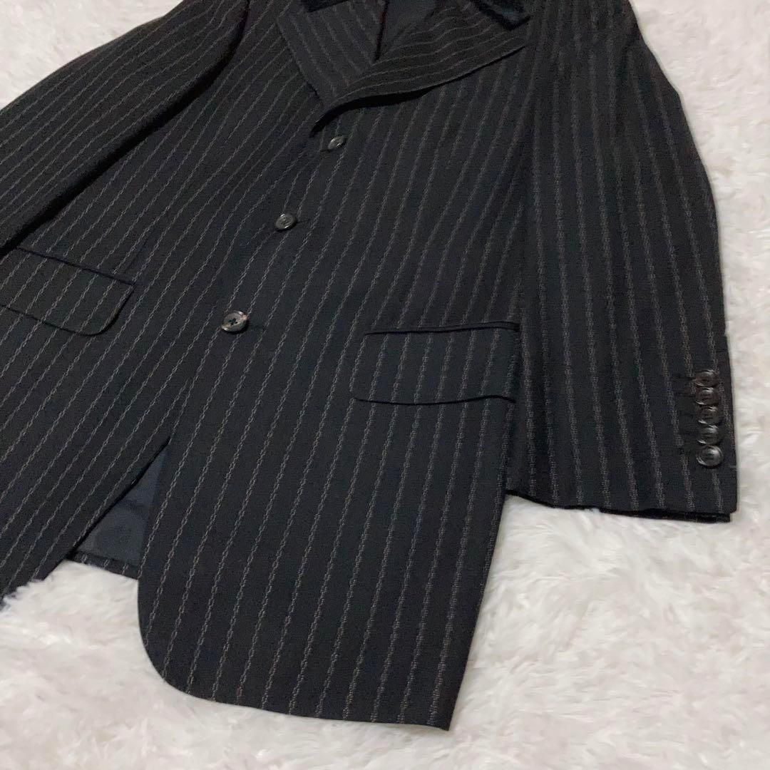 【美品】GUCCI チェーン柄スーツ セットアップ ウール キュプラ 美品】GUCCI チェーン柄スーツ セットアップ ウール キュプラ