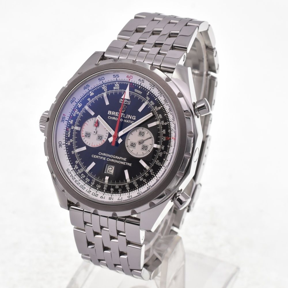 ブライトリング BREITLING A41360 クロノマチック クロノグラフ デイト 自動巻き メンズ 箱 保証書付き I 142508