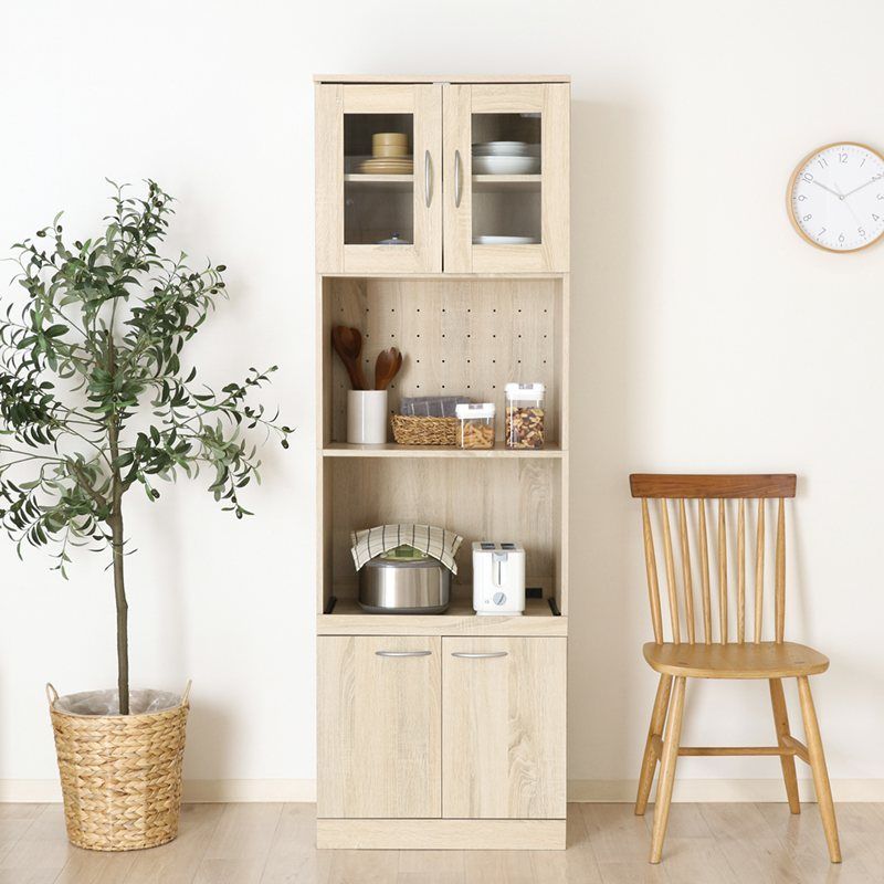 ハイキッチンボード 幅59cm×高さ180cm 【全2色】[7079] - メルカリ