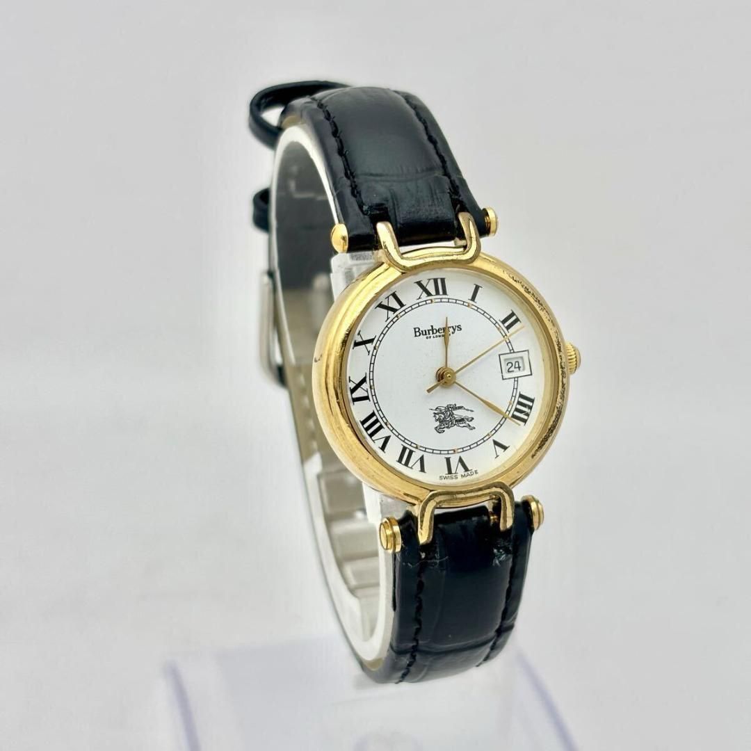 新品電池】BURBERRY バーバリー レディース 腕時計 ローマン ゴールド