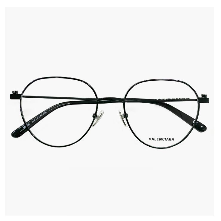新品 バレンシアガ 眼鏡 BALENCIAGA bb0168o-003 黒ぶち - メルカリShops