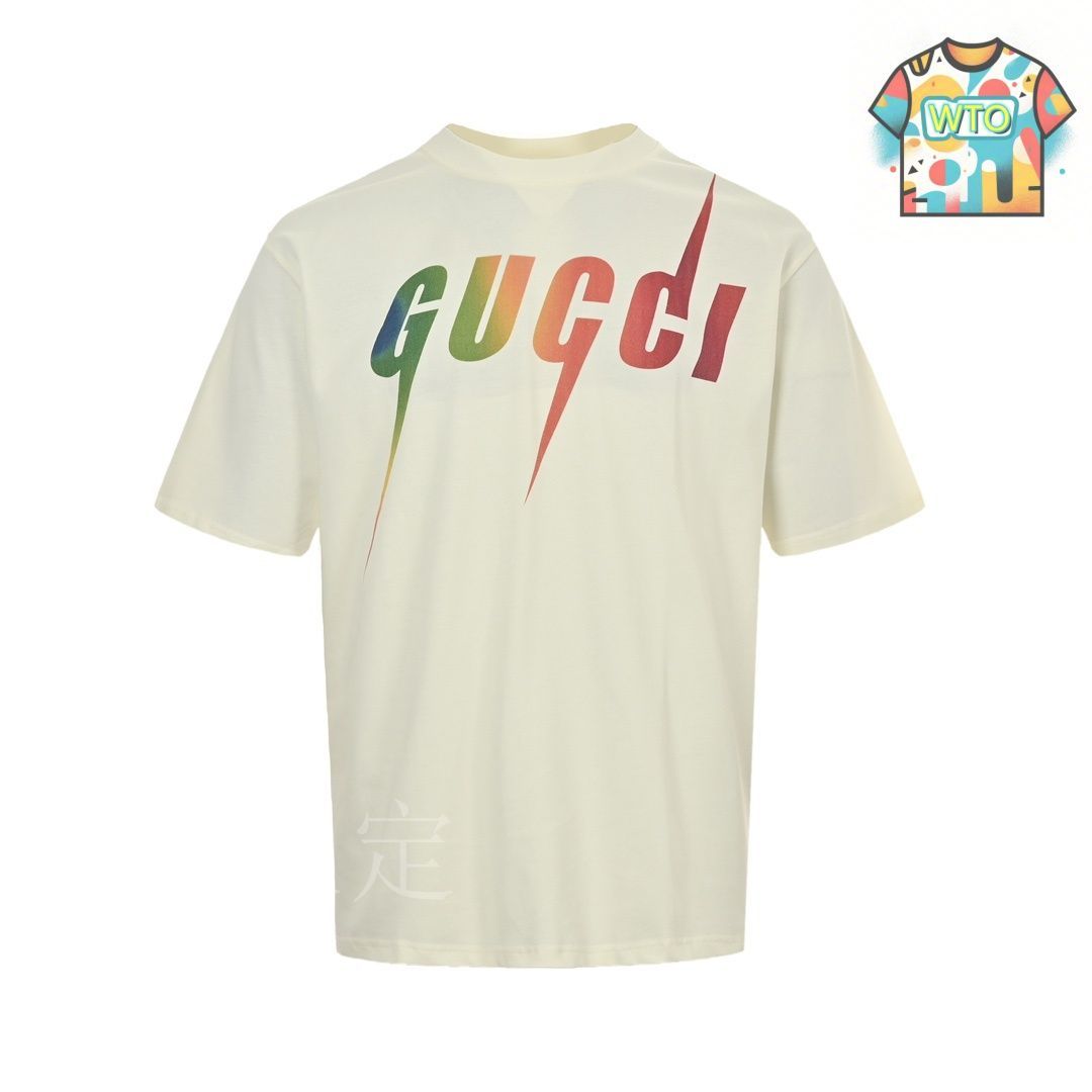 GUCCI グラデーションカラーTシャツ 今日特価】グラデーションロゴ T シャツ / Gradient Logo Tee-3