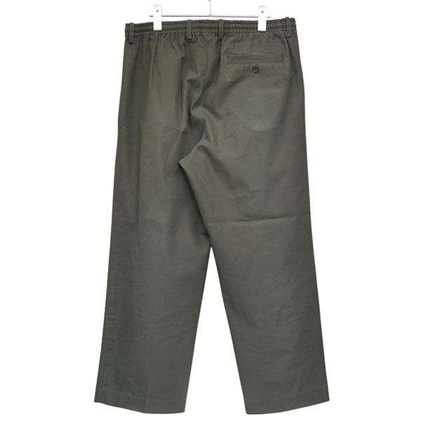 MARKAWARE マーカウェア 2025AW DOUBLE PLEATED EASY ORGANIC COTTON GABARDINE タックイージーパンツ A23C-02PT01C 8054000216741
