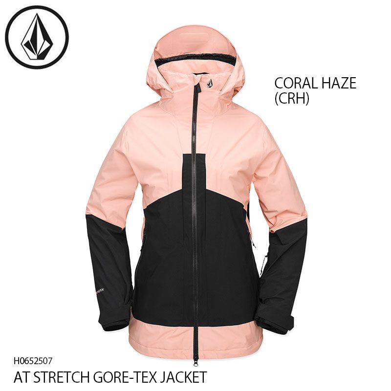 即出荷 スノーボード ウェア ボルコム 24-25 VOLCOM AT STRETCH GORE-TEX JACKET CRH レディース 防水 ゴアテックス スノボ ジャケット 日本正規品