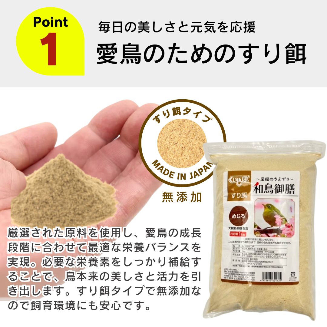 すり餌大根葉 魚粉配合