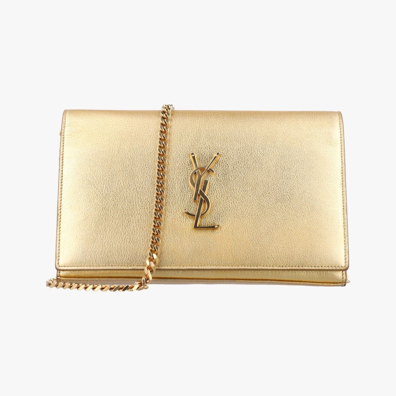 イヴサンローランYves Saint Laurentケイト ゴールド レザー 377829 CPP377829.1014