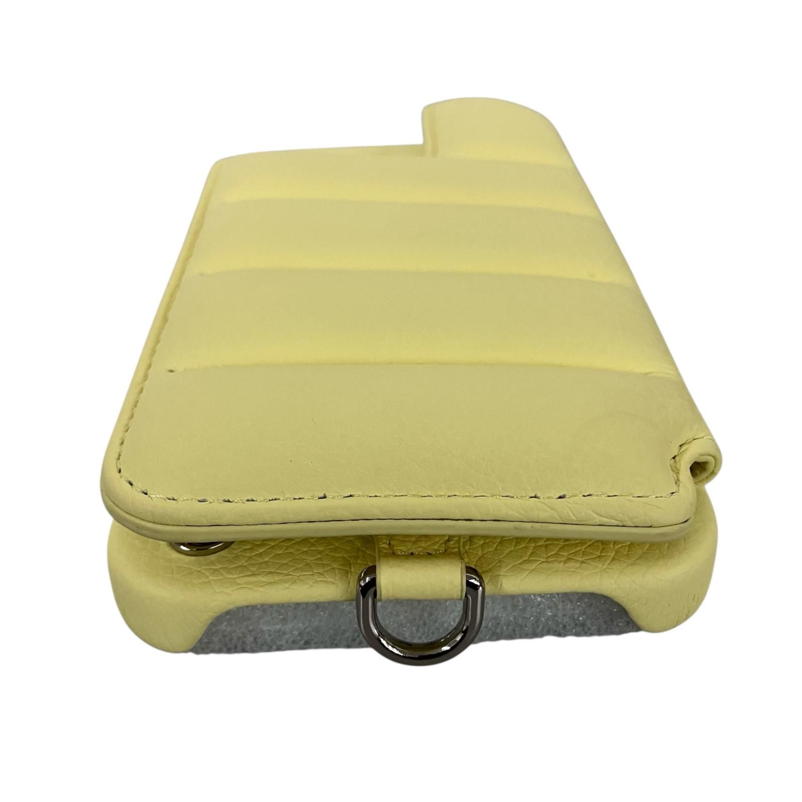 DEMIUイエロー スマホケース カードポケット付き DEMIUイエロー