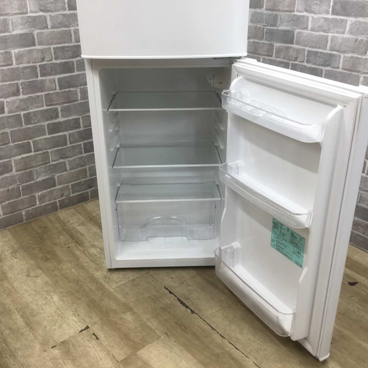 冷蔵庫 中古 ハイアール Haier JR-N130B(W) 2022年製 2ドア 130L ホワイト 直冷式 右開き 一人暮らし Haier 冷蔵庫 130L 右開き JR-N130B ハイアール 冷蔵庫 2ドア 130L 右