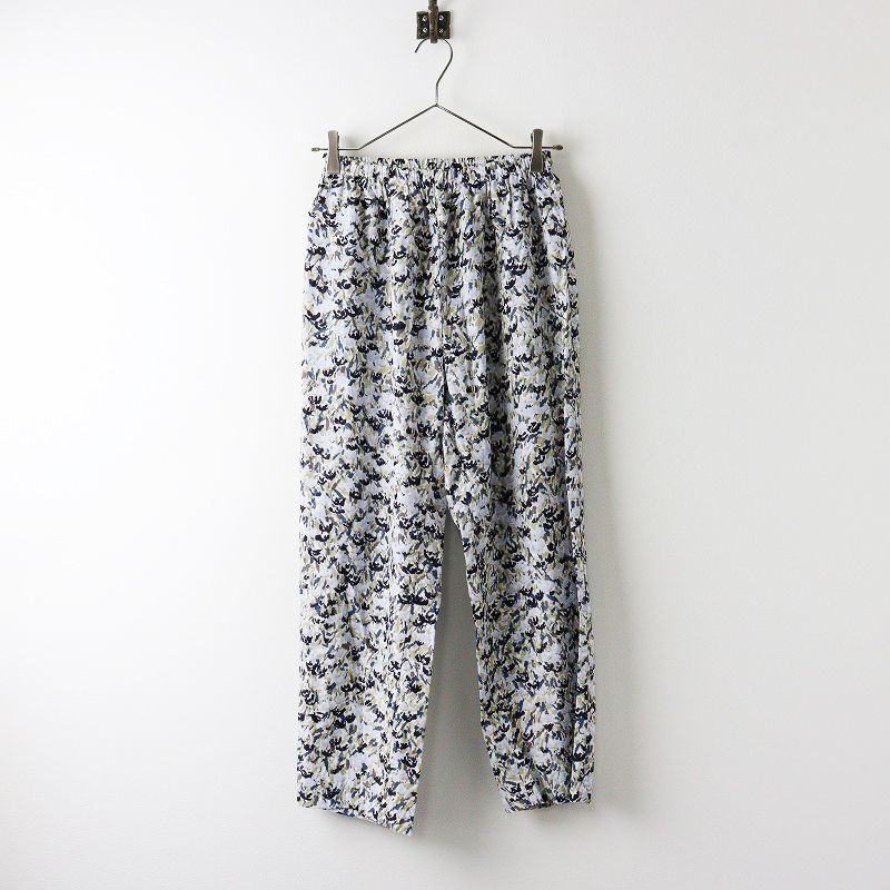 yuni＊コットンキュプラblooming print earasticパンツ yuni（ユニ ）の「《2021 early autumn 》コットン/キュプラ