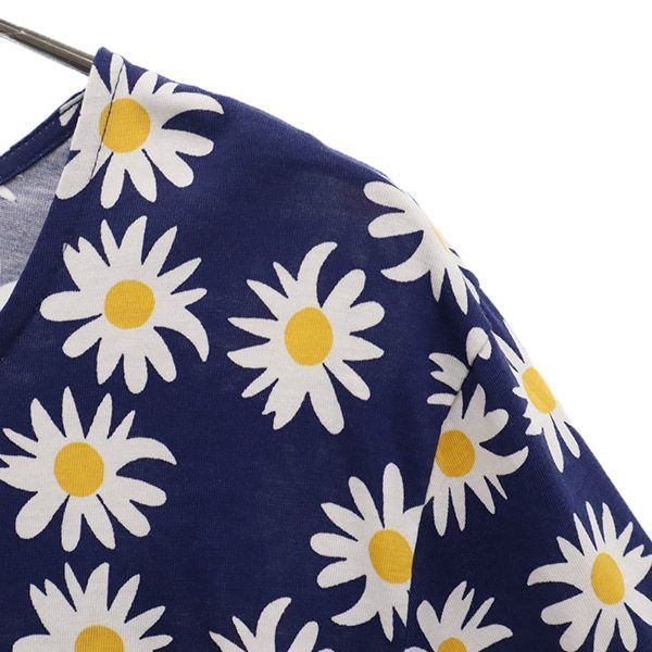 未使用 マリメッコ 花柄 長袖 ワンピース S ネイビー marimekko レディース 未使用 マリメッコ 花柄 長袖ワンピース S ネイビー marimekko