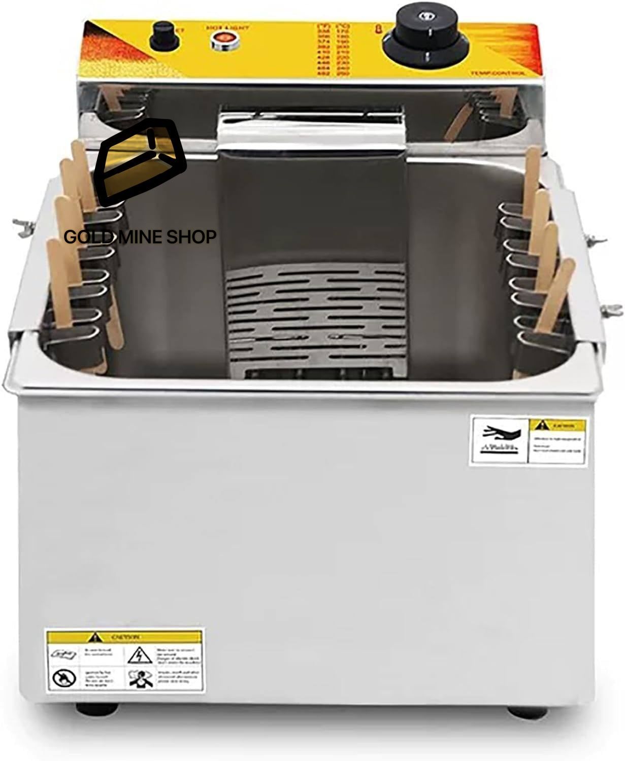 業務用ディープフライヤー 12L自動チーズホットドッグソーセージグリルストーブスティックフライヤー