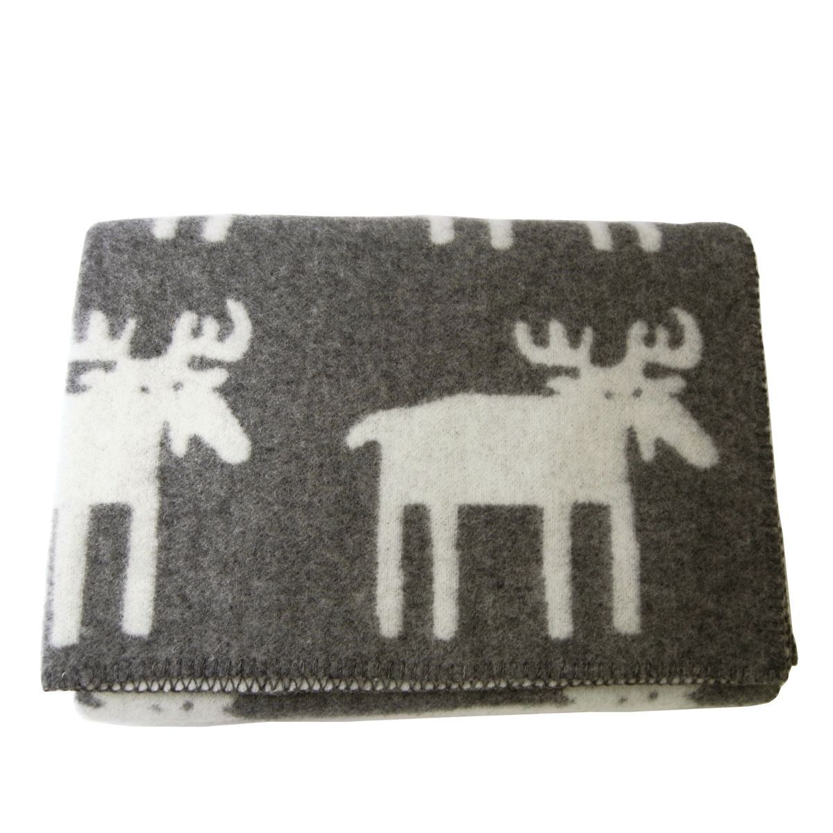 クリッパン KLIPPAN ブランケット 毛布 ◆ ◆ ウール ハーフケット MOOSE ムース スウェーデン 北欧 90×130cm KP-79