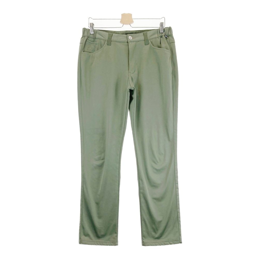 サイズ：L FILA GOLF フィラゴルフ 裏起毛パンツ カーキ系