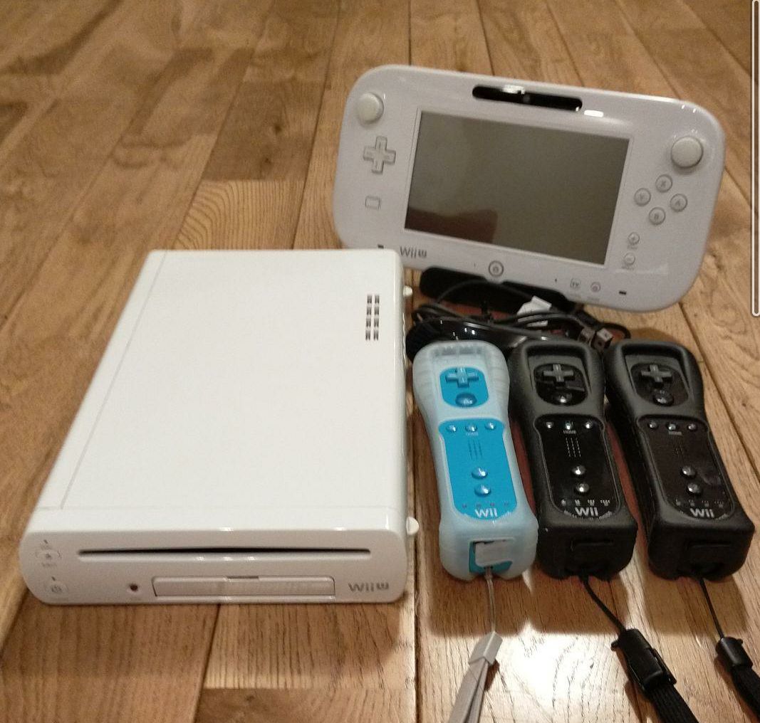 Nintendo Wii U 本体 32GB 白　ゲームソフト5本セット