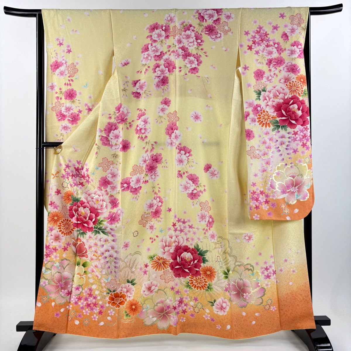 ≪美品≫正絹　振袖9点フルセット【556】【155cm~165cmの方用】 ≪美品≫正絹 振袖9点フルセット【556】【155cm~165cmの方用】
