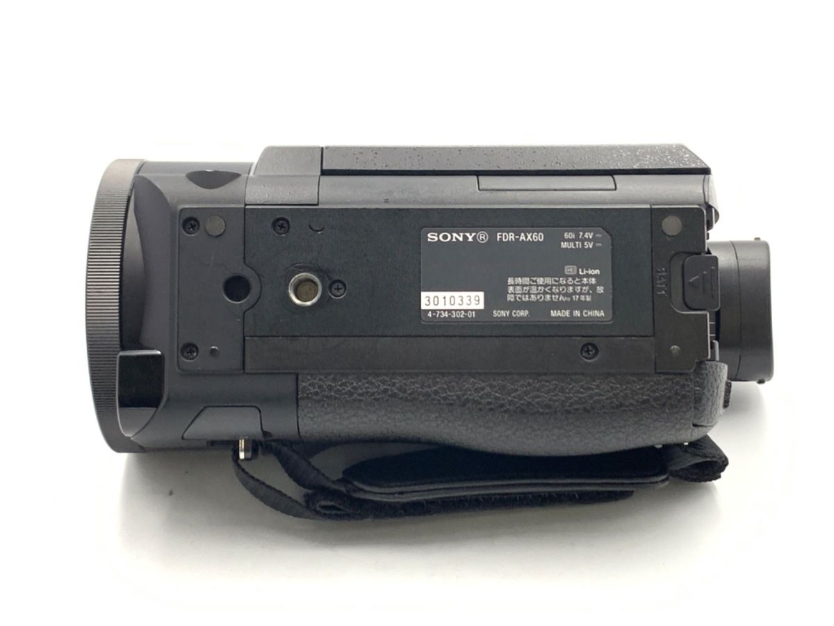 最終値下 並品 ソニー デジタル4Kビデオカメラレコーダー FDR-AX60 B ブラック