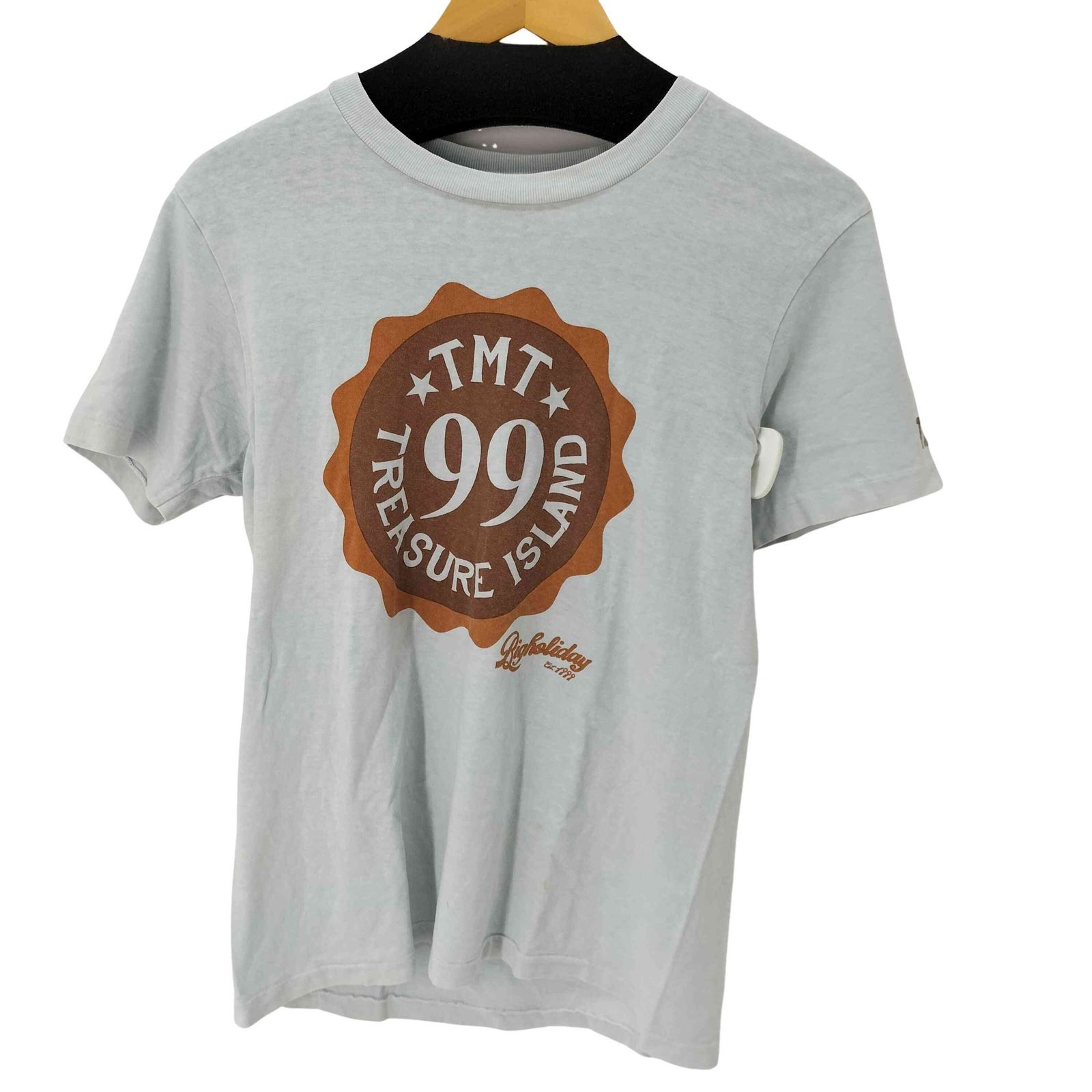 ティーエムティー TMT 両面プリントS/S カットソー TREASURE ISLAND シングルステッチ メンズ JPN：M 