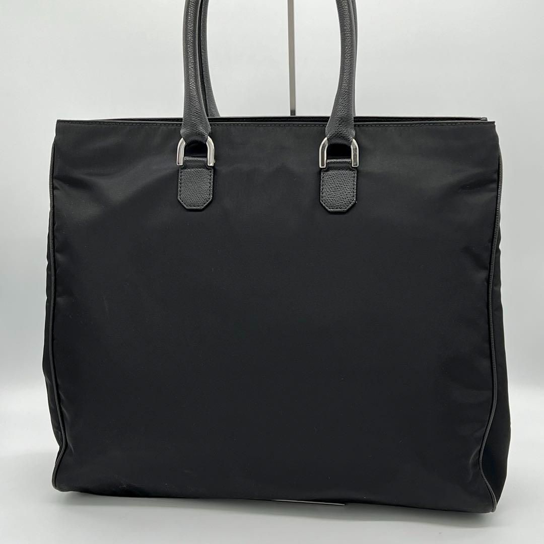 フルラ ビジネスバッグ トートバッグ ナイロン レザー ブラック