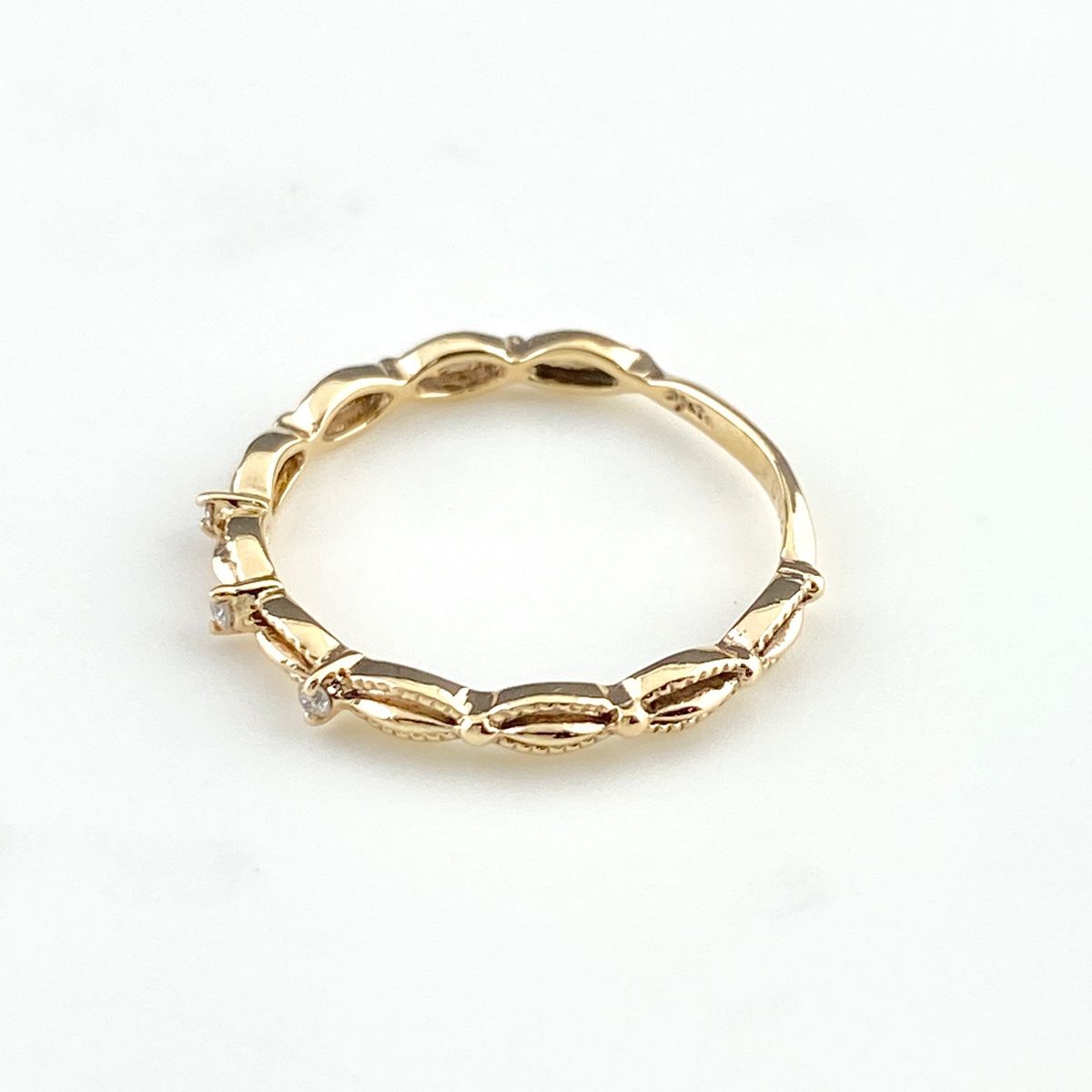 agete アガット K10 リング 9号 ダイヤモンド agete】アガット リング