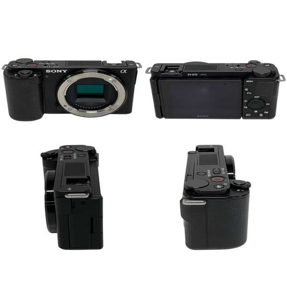 美品SONY ZV-E10 （SEL50F18/SELP1650）純正グリップ他 美品SONY ZV-E10 （SEL50F18/SELP1650）純正グリップ他 新品