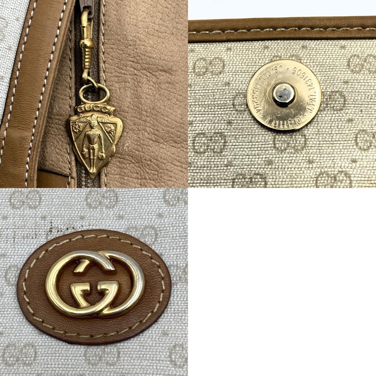 GUCCI グッチ オールドグッチ マイクロGG クラッチバッグ セカンド