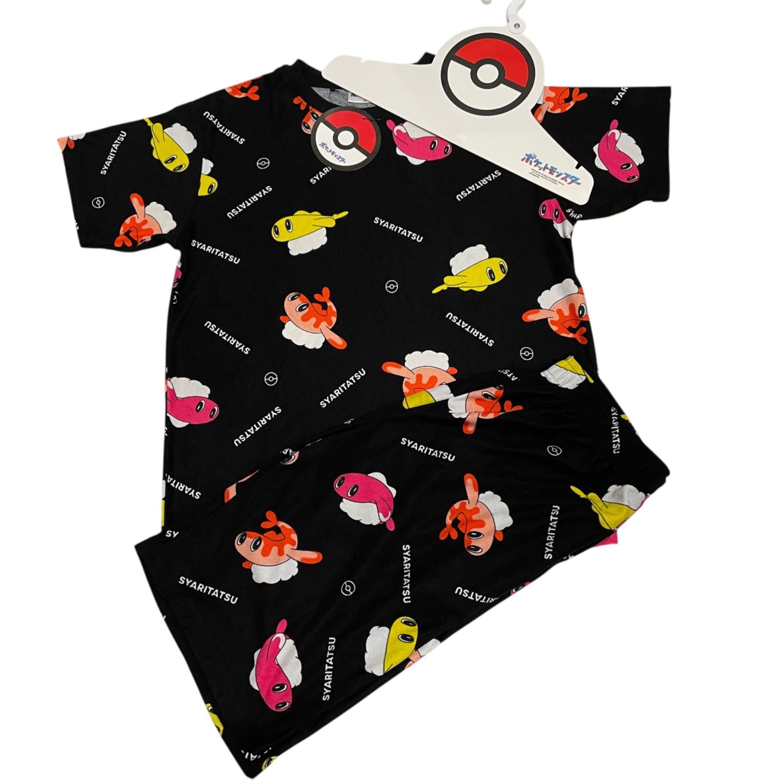 新品】ポケモン シャリタツ 半袖ルームウェア セットアップ 男女兼用