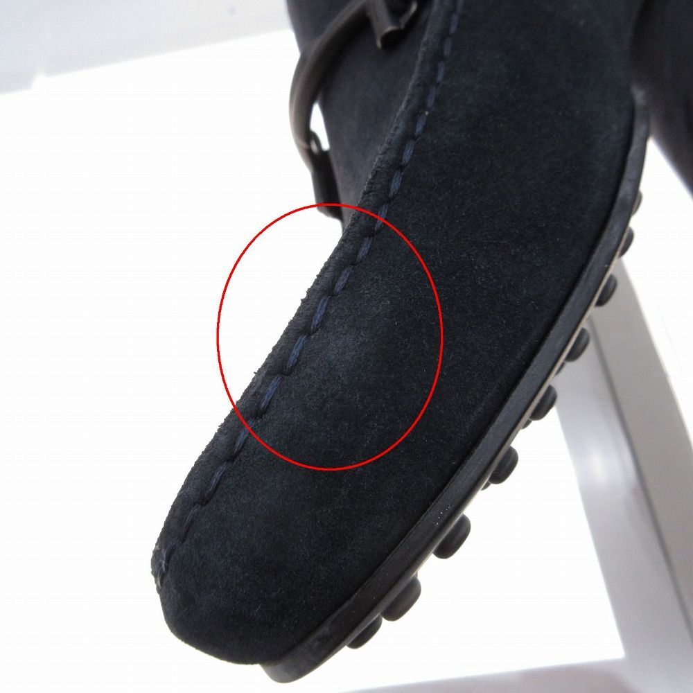 TODS トッズ ダブルT スエード ローファー スリッポン ドライビング