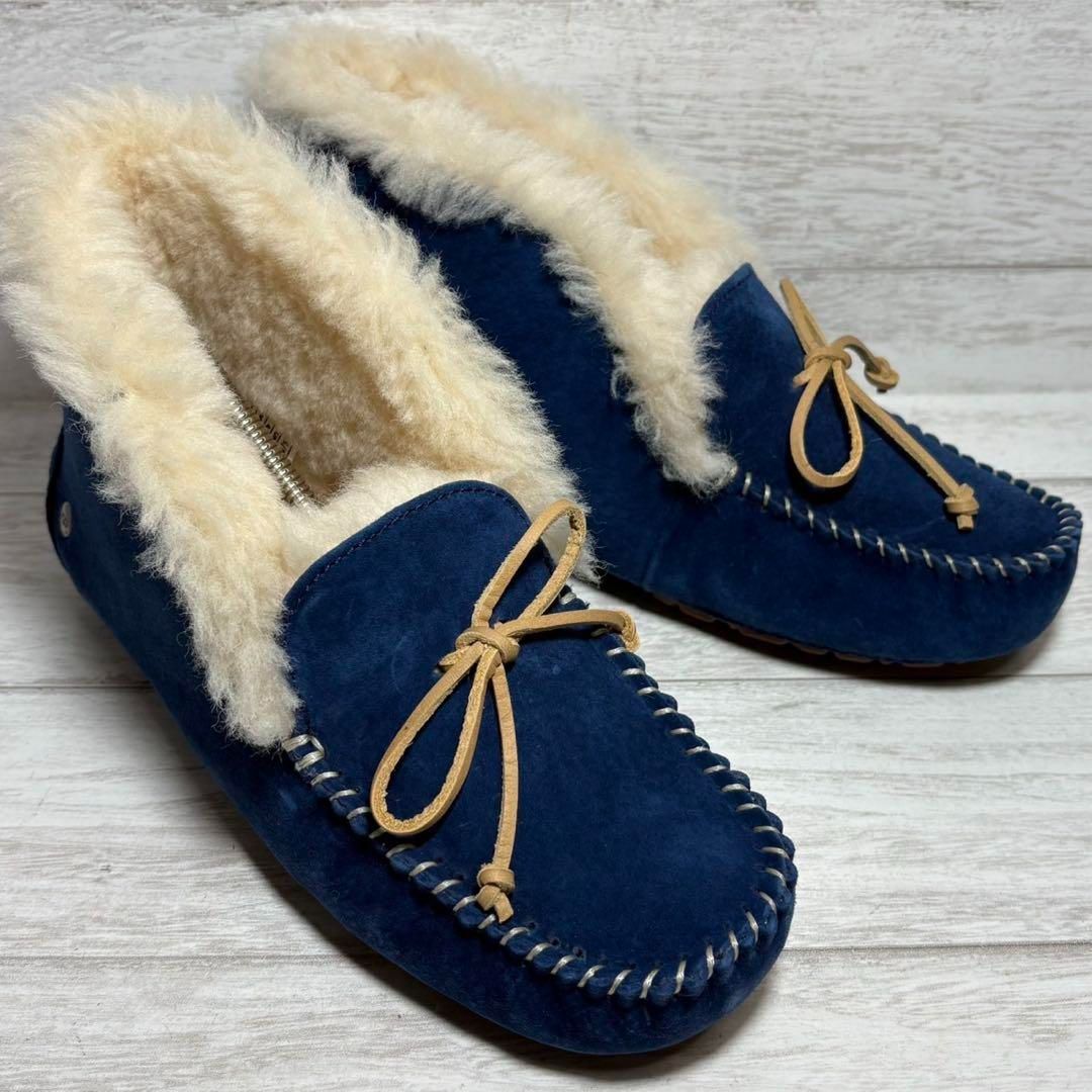 UGG モカシン ブルー UGGスリッポン（ローファー）36サイズ