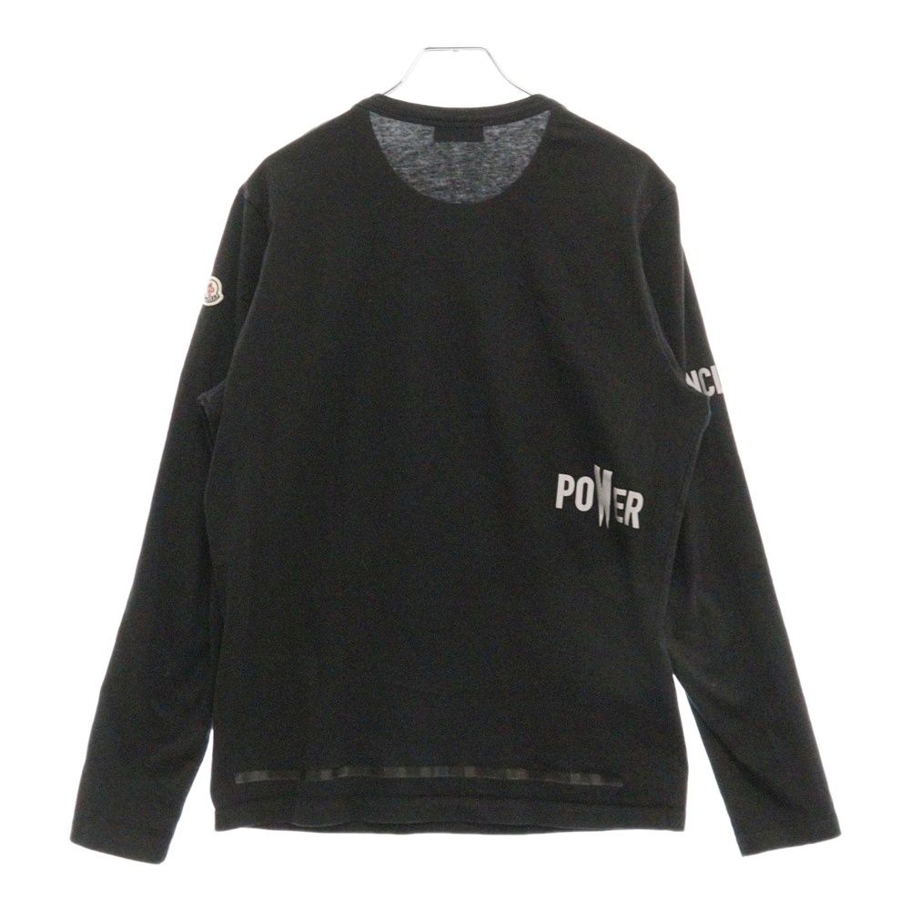 MONCLER (モンクレール) MAGLIA GIROCOLLO 袖ロゴ クルーネック長袖