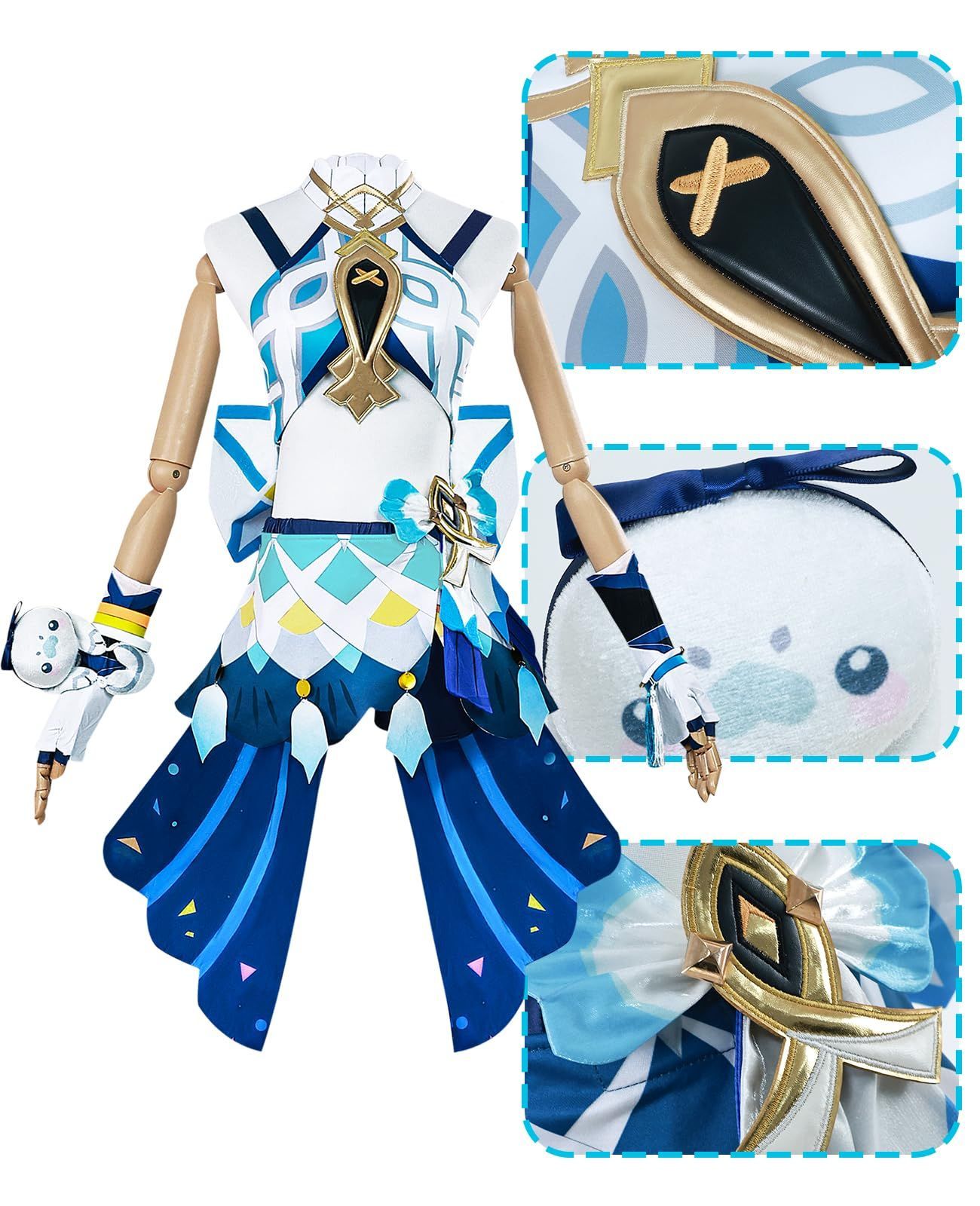 【即納】コスプレ 衣装 原神 フレミネ Sサイズ フルセット 武器追加可能 コスプレ 衣装 原神 フレミネ Sサイズ フルセット 武器追加可能
