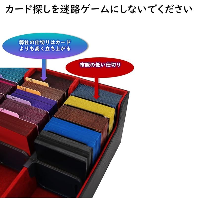 デッキケース トレカケース カードケース ストレージボックス 3000+ 窓