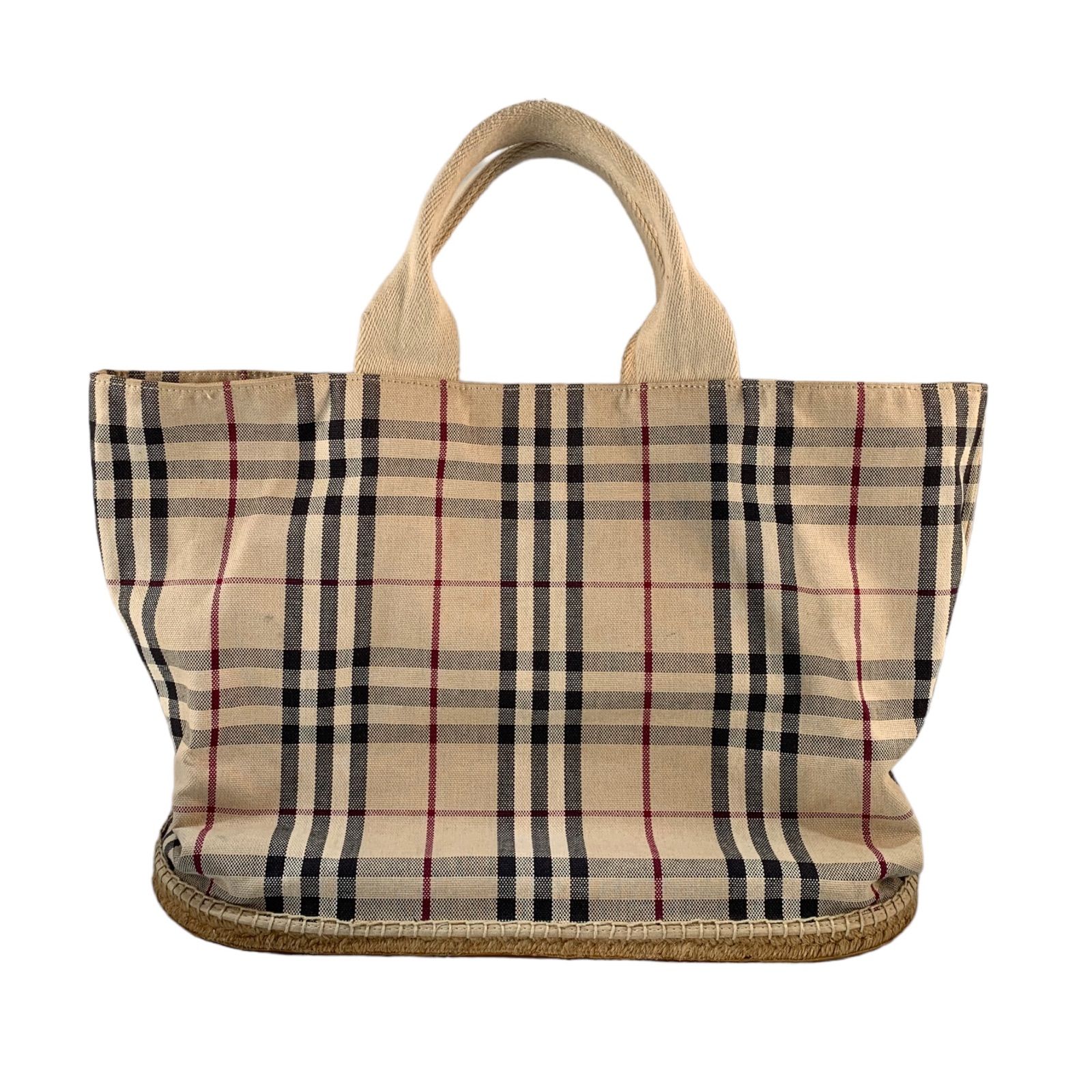 ☆Burberry バーバリー トートバッグ 底面ラバー 大容量 ノバチェック 