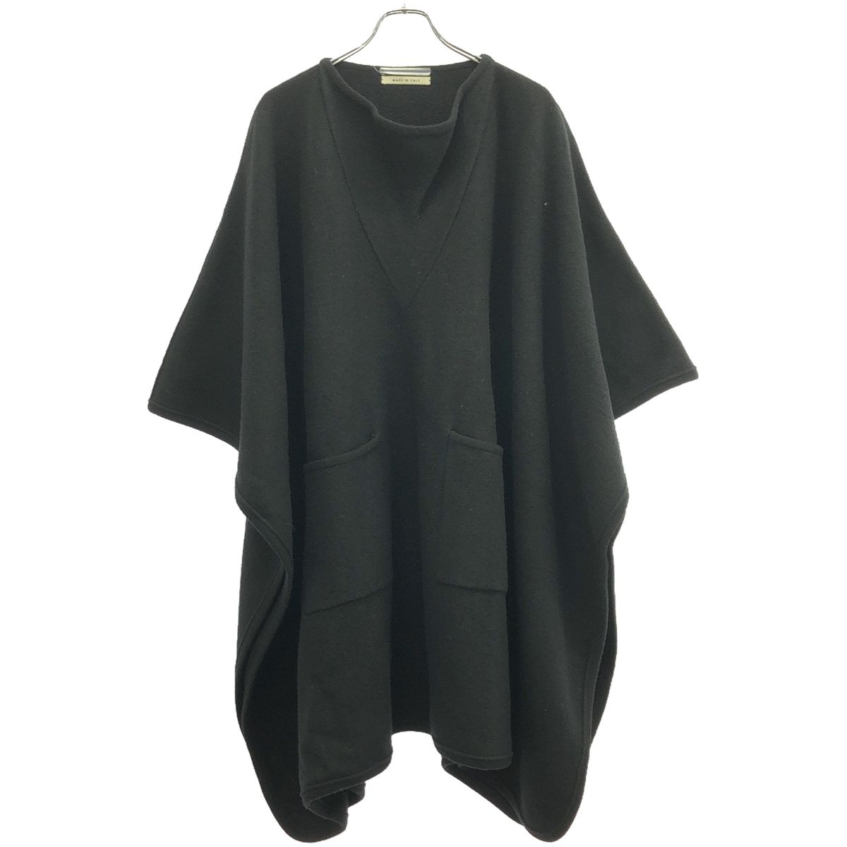 CristaSeya クリスタセヤ WOOL MAXI PONCHO ウールマキシカフタン 