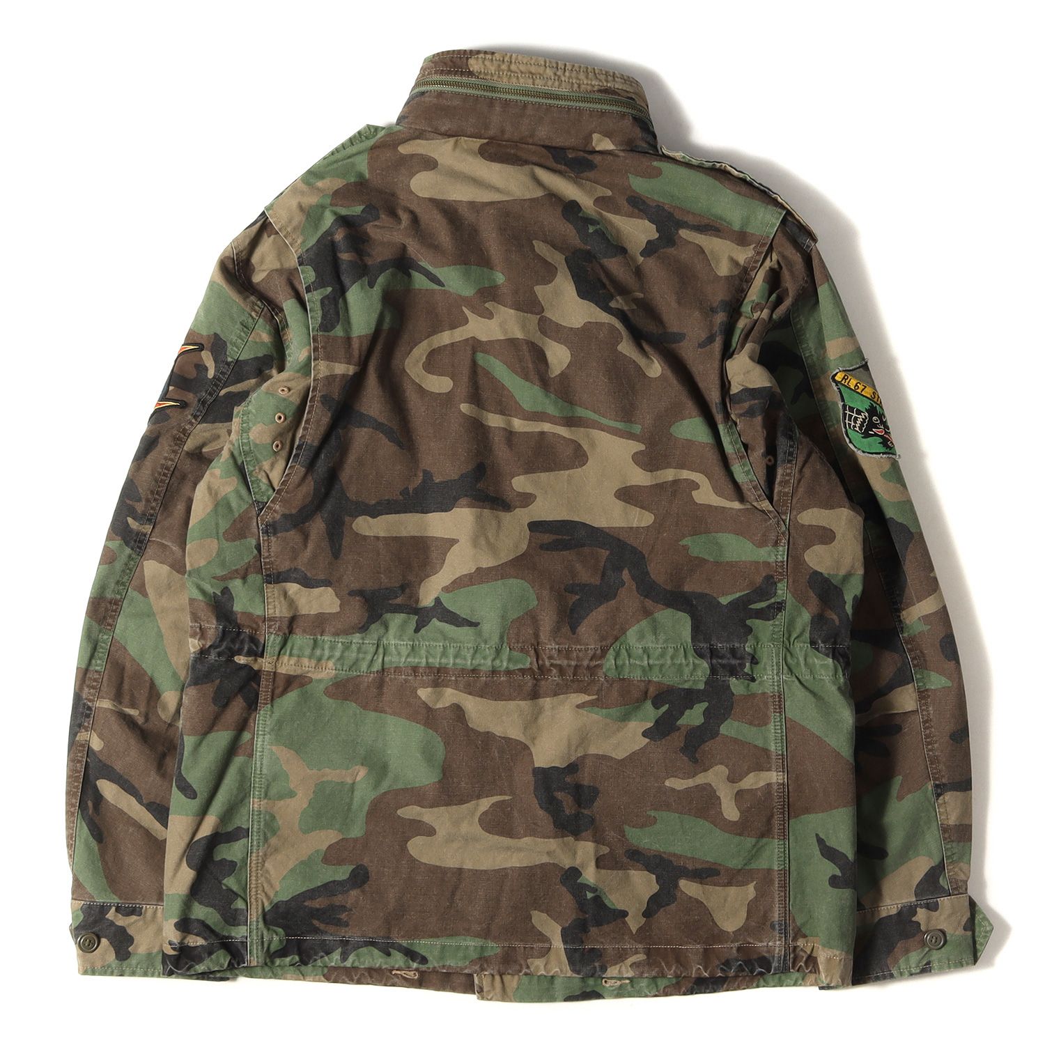 ポロ ラルフローレン 迷彩 ワッペン M-65ジャケット ミリタリー 18AW 