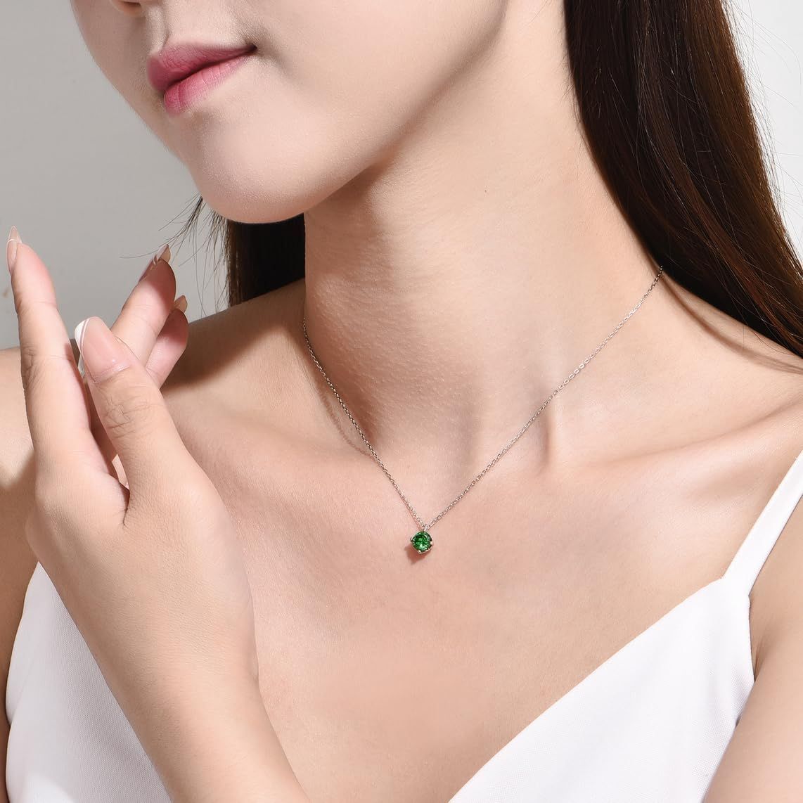 ネックレス 一粒 ペンダント 金属アレルギー対応 桜 シルバー925 誕生石 12ヵ月誕生石 高校生 シンプル デート レディース プレゼント サファイア 女性 FH.bird