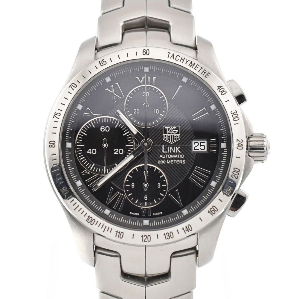 タグホイヤー TAG HEUER CJF2119.BA0594 リンク 150周年限定 クロノグラフ デイト 自動巻き メンズ良品 M#137710