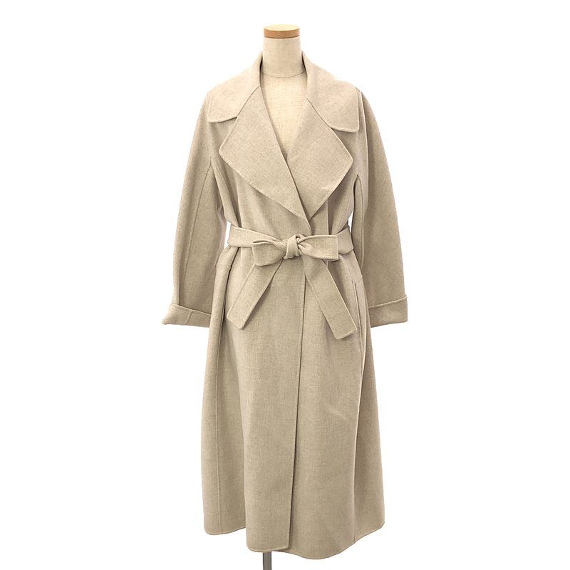 MAXMARA ダブルフェイスコートクチートアマーノベージュ40