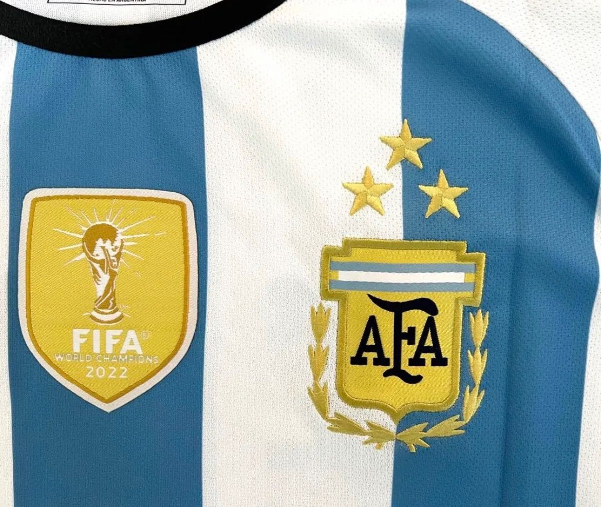 アルゼンチン代表 ホーム ユニフォーム 2つ星 カタールワールドカップ