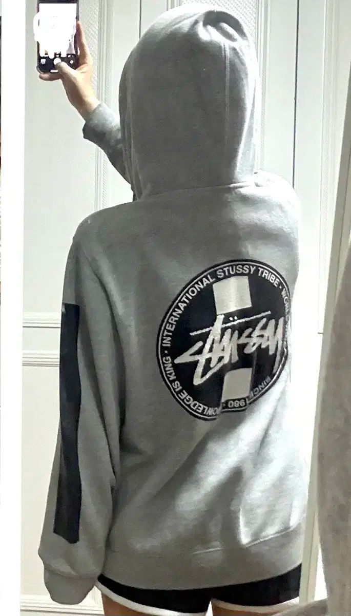 聞き応えのある STUSSY フードジップアップ オールドスクール