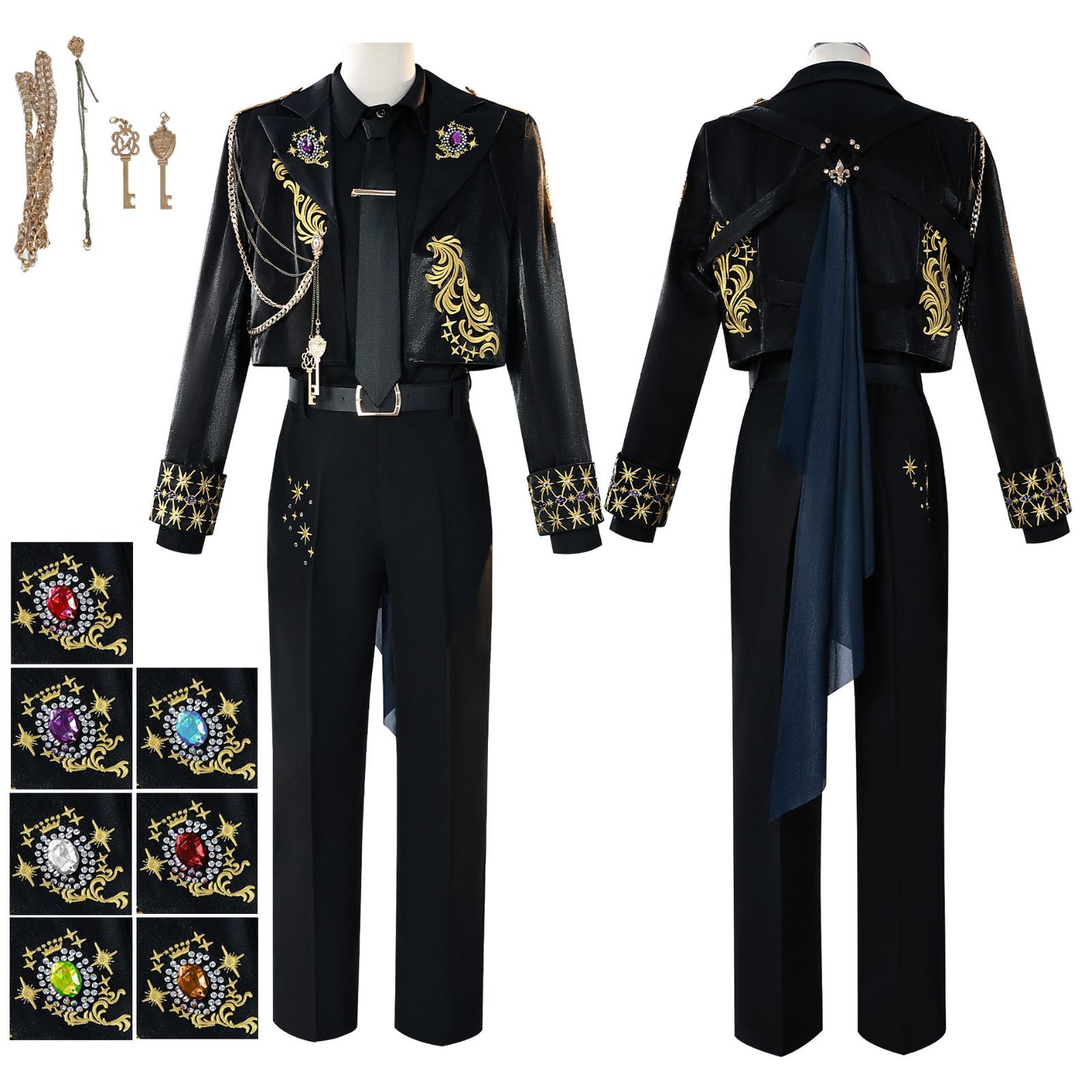 イグニハイド寮衣装セット と ポムフィオーレ寮の鍵 宝石