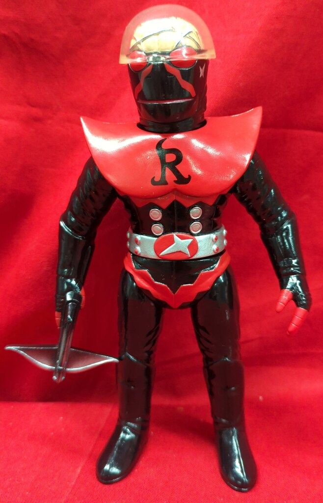 メディコム トイ 東映レトロソフビコレクション キカイダー01 レッドハカイダー ミサイルボウガンバージョン