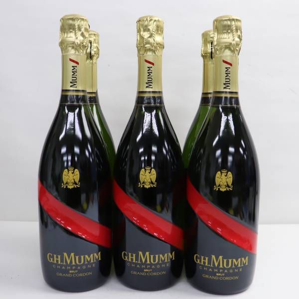 6本セット】G.H.MUMM（マム）グラン コルドン ブリュット 12.5% 750ml