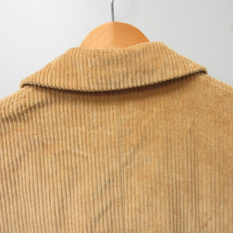 ヤーモ YARMO 20AW ロングステンカラーコート ジャケット コーデュロイ 