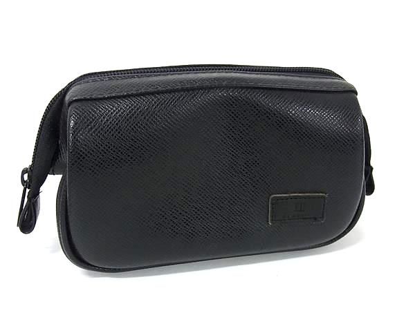 □美品□ dunhill ダンヒル レザー ポーチ マルチケース 小物