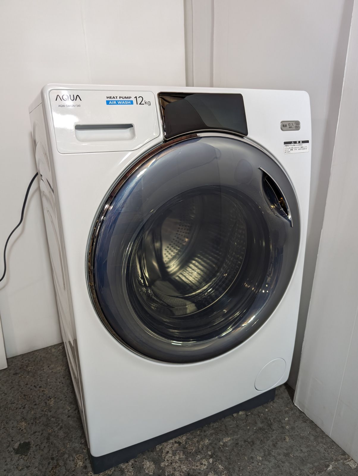 中古 AQUA AQW-DX12M 2021年製 ドラム式洗濯乾燥機 洗濯12.0kg 乾燥6.0 ...