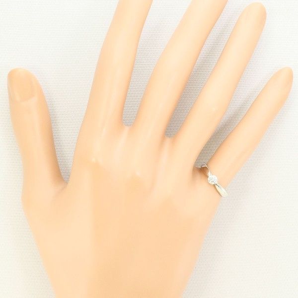 ティファニー ハーモニー PT950 リング ring 指輪 6号 ダイヤ 0.22