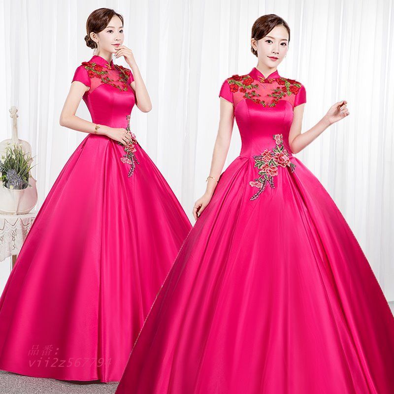 ☆専用☆ カラードレス ロングドレス チャイナドレス アウトレット 演奏会